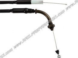 Cable acelerador / gas TEKNIX con funda completa para scooter 50cc YAMAHA MBK OVETTO, NEOS