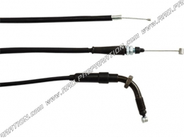 Cable acelerador / gas TEKNIX con funda para scooter 50cc PEUGEOT BUXY, ZENITH, SPEEDAKE