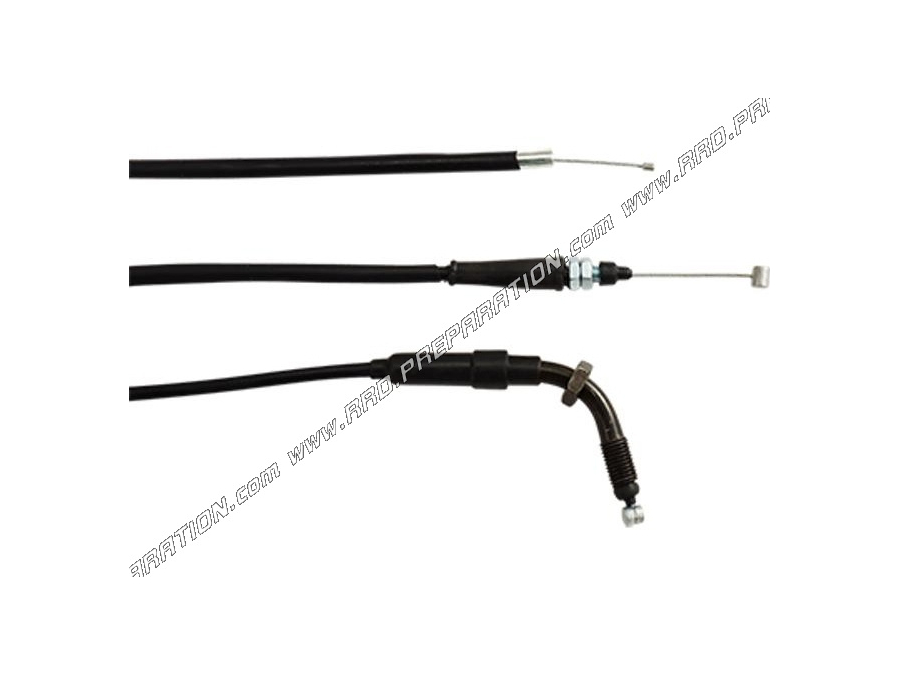 Cable acelerador / gas TEKNIX con funda para scooter 50cc PEUGEOT BUXY, ZENITH, SPEEDAKE