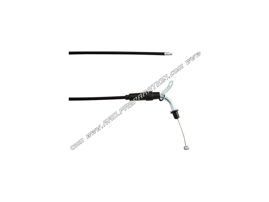 Cable acelerador / gas TEKNIX con funda para scooter 50cc MBK STUNT, NAKED, YAMAHA SLIDER