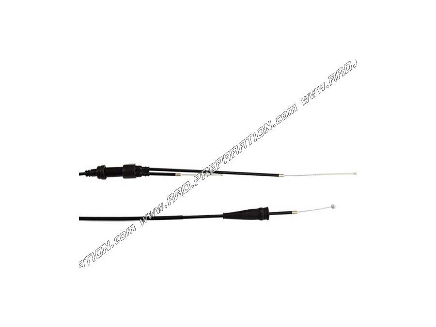 Cable acelerador / gas TEKNIX con funda para mécaboite 50cc, MBK X-LIMIT, YAMAHA DT SM