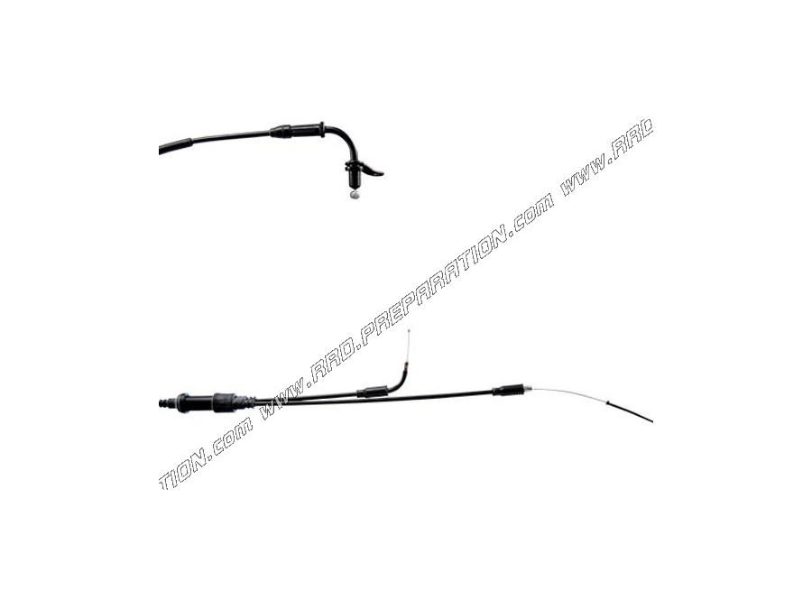 Cable acelerador/gas RIEJU con funda para RIEJU MRT, MRX, SMX, RRX, TANGO, RS3, NK3...