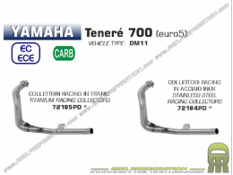 Collecteur ARROW RACING pour silencieux ARROW ou ORIGINE sur Yamaha Teneré 700 à partir de 2021
