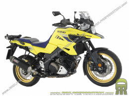 Silencieux d'échappement ARROW MAXI OVAL homologué pour moto Suzuki V-STROM 1000 2014 à 2018 et 1050 à partir de 2021
