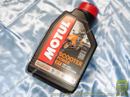 Huile moteur MOTUL SCOOTER POWER 100% Synthèse 2 temps 1L, huile 2 temps  100 synthese 