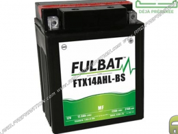 Batterie FULBAT FTX14AHL-BS 12V 12AH (livré avec acide) pour moto, mécaboite, scooters...