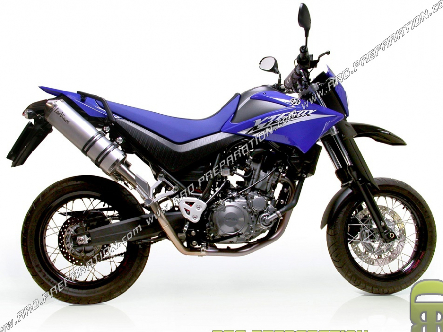 Paire de silencieux d'échappement LEOVINCE X3 pour Yamaha XT 660 R - XT 660 X 2004 à 2016