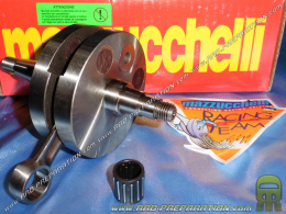 MAZZUCCHELLI crankshaft long stroke 54mm / solid masses for VESPA PRIMAVERA, PK, ETS, ET3, XL ... 125cc 2T