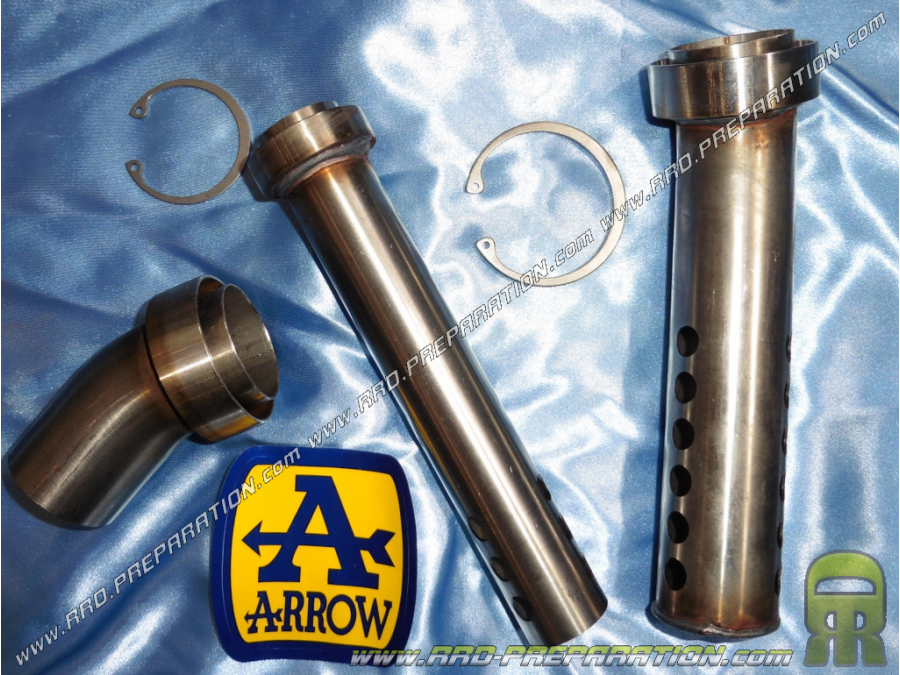 DB KILLER ARROW straight or angled noise reducer for motorcycle exhaust, sizes to choose from