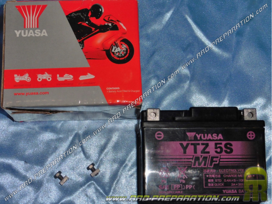 Batería YUASA YTZ5S 12v 5Ah (LITIO) para moto, mécaboite, scooters...