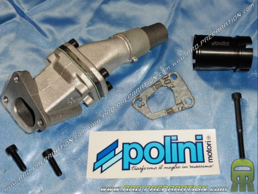 Kit d'admission POLINI (pipe + clapets) 19 sur VESPA PK, XL, ETS, HP, FL2 50 et 125