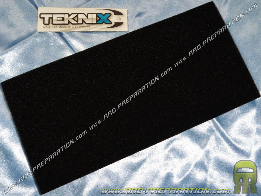 TEKNIX air filter foam on original air box for mécaboite DERBI GPR 50cc, APRILIA RS 50, 125cc