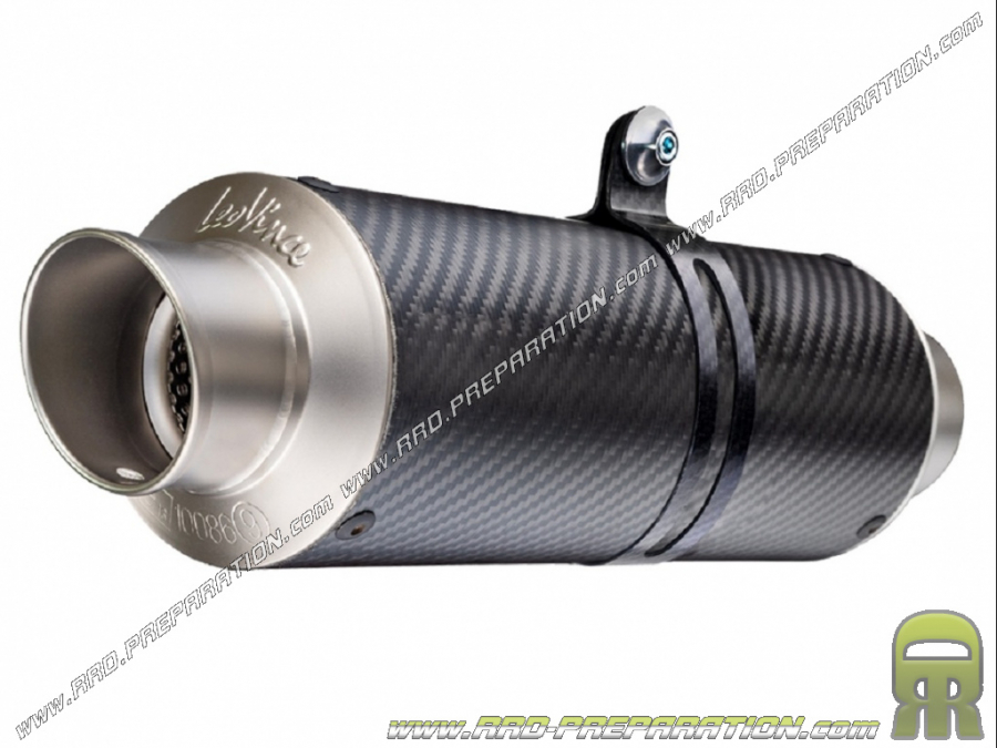 Silencer, UNIVERSAL exhaust LEOVINCE GP CORSA MATTE 240mm Ø54mm (motorcycle, scooter, quad, ...)