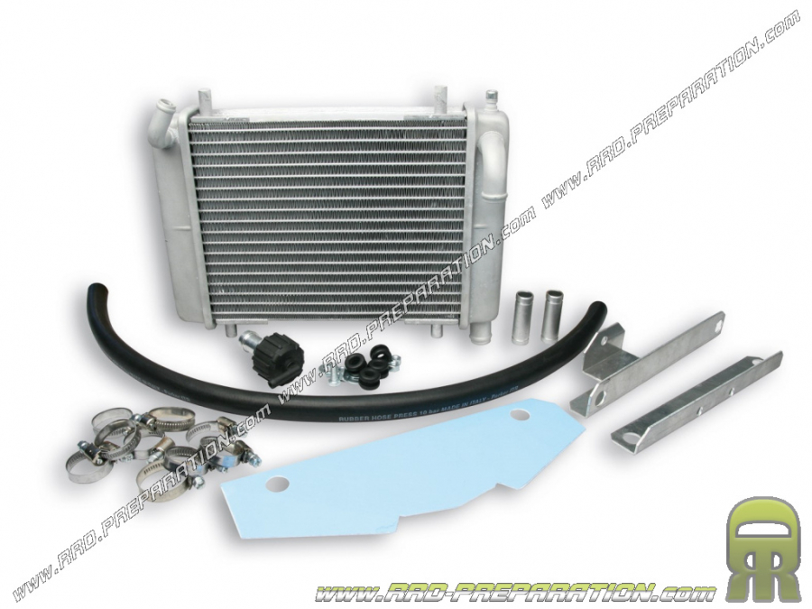 MALOSSI competition cooling radiator kit 30 X 20cm motorcycle, proto, scooter, mob, mécaboite ...