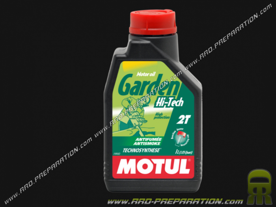 Huile moteur semi synthèse MOTUL GARDEN HI TECH 2T pour tondeuse, motoculteur, tronçonneuse, débrousailleuse...