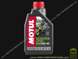 Aceite de motor semisintético 10W40 MOTUL SCOOTER EXPERT 4T MB 4 tiempos 1L