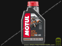 Aceite de motor 100% sintético 5W40 4T MOTUL ATV POWER 4 tiempos 1 o 4 Litros a elección