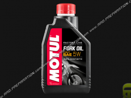 Huile de fourche MOTUL FACTORY LINE 100% synthèse  2,5W / 5W / 7,5W ou 10W au choix 1L