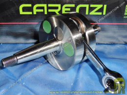 Crankshaft, connecting rod assembly CARENZI EVO race 39mm (silk Ø17mm + Ø20mm) for mécaboite minarelli am6 engine