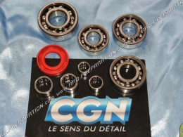 Kit of CGN gearbox bearings on mécaboite 50cc for AM6