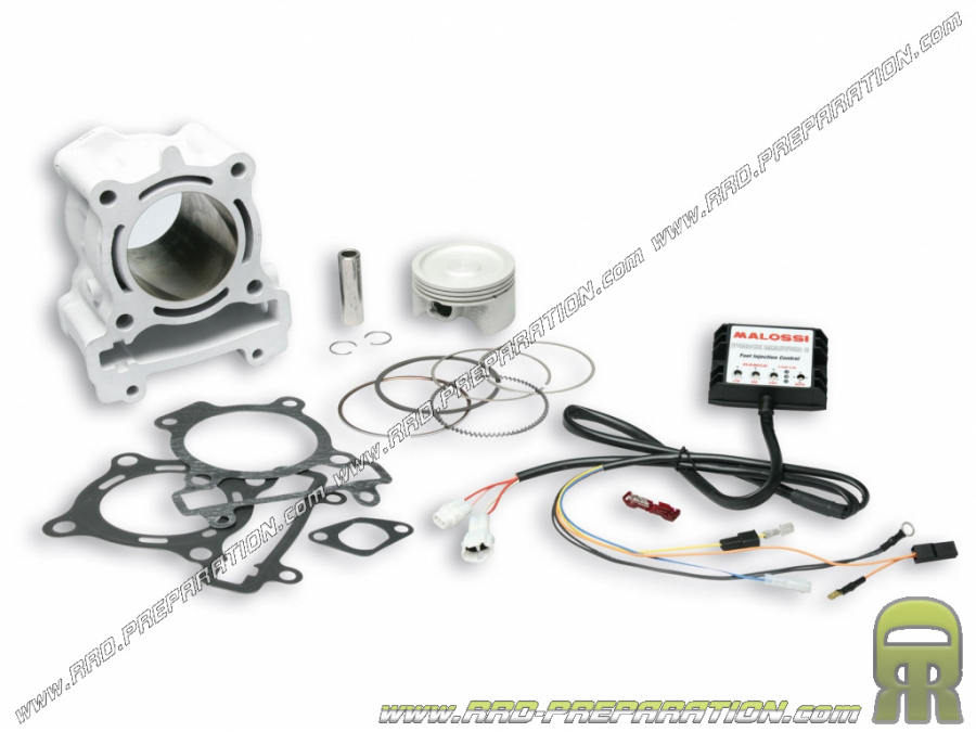 185cc MALOSSI Ø63mm kit, cylinder / piston + electronic computer box for YAMAHA JUPITER, SNIPER, SPARK, CRYPTON ... 135