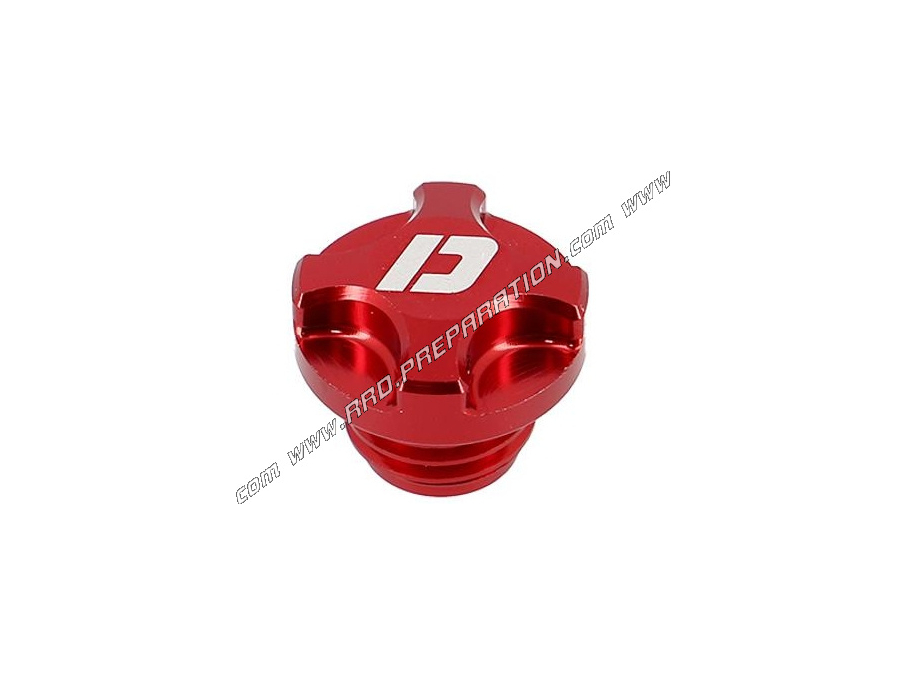 DOPPLER oil filler cap for minarelli am6 black or red gearbox