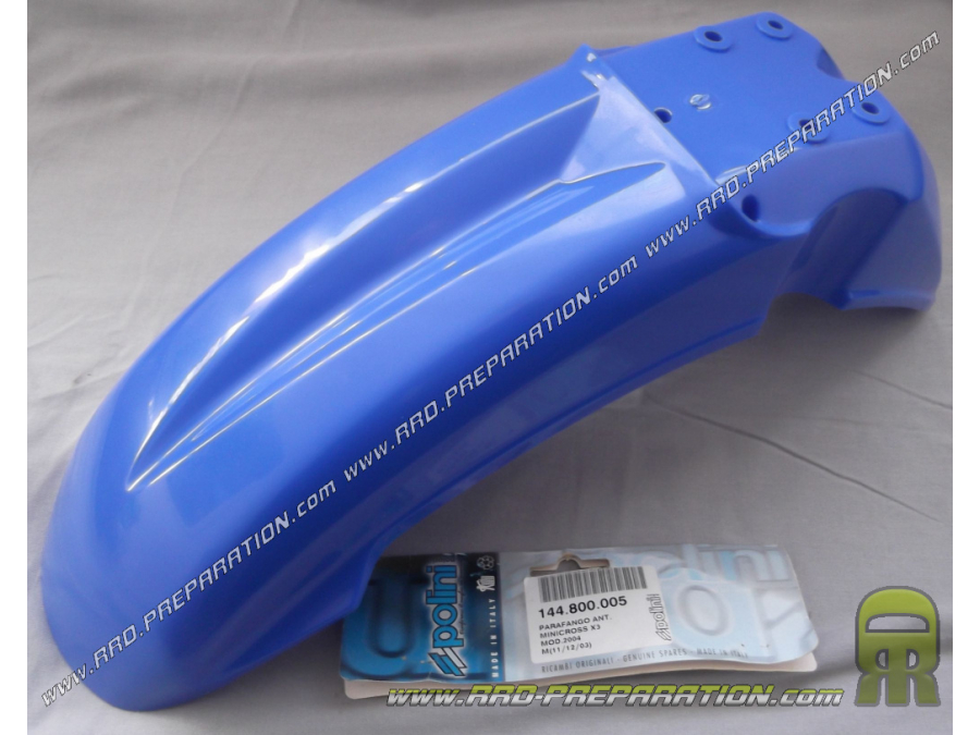 Front mudguard for POLINI X3 blue