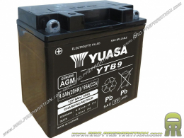 Batterie sans entretien YUASA YTB9 12v 9.5Ah pour moto, mécaboite, scooters...