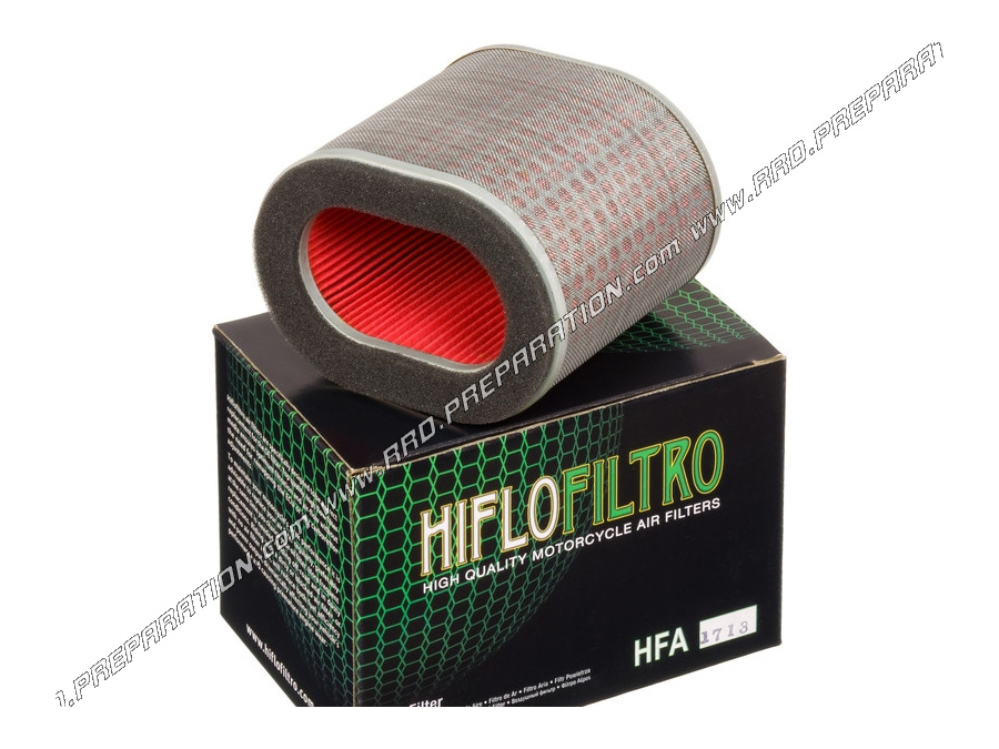 HIFLO FILTRO air filter HFA1713 original type for motorcycle HONDA 700 NT V, VA DEAUVILLE from 2006 to 2013