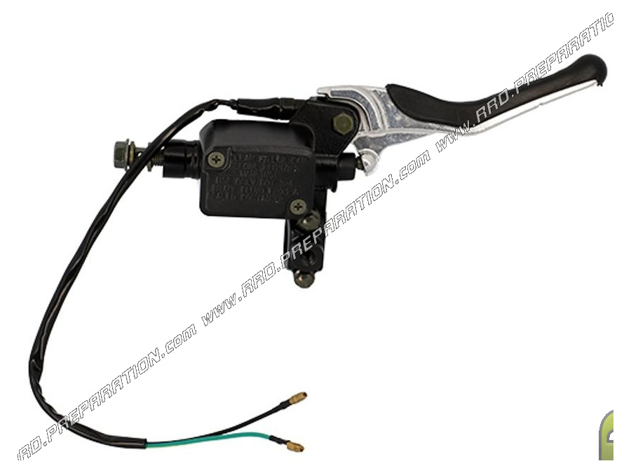 Right brake master cylinder with black TEKNIX lever for 50cc scooter YAMAHA NITRO, AEROX