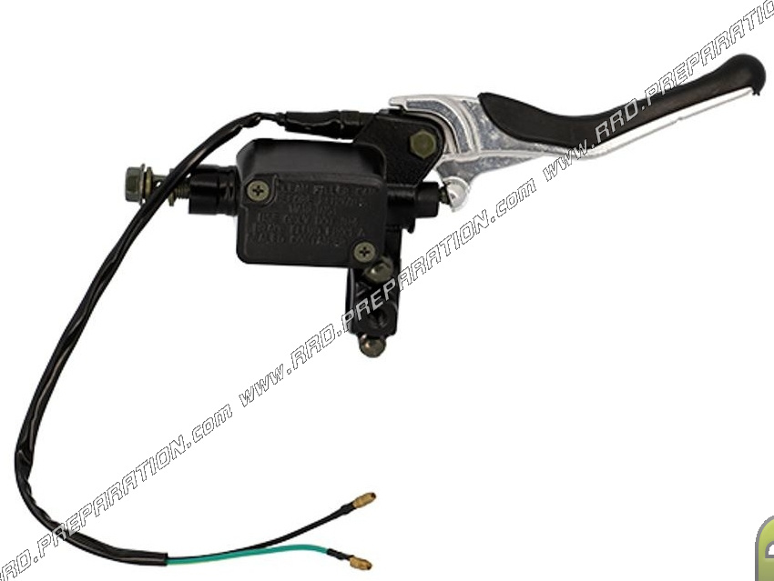 Right brake master cylinder with black TEKNIX lever for 50cc scooter