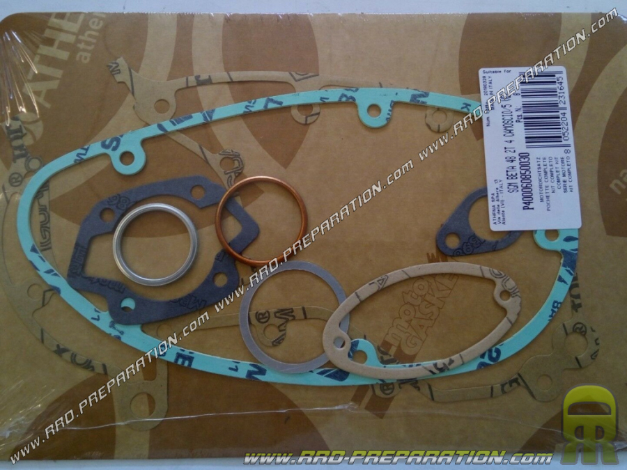 ATHENA complete engine gaskets for BETA 2T 5 speed, CAMOSCIO 48cc...