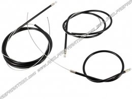 Complete kit accelerator / gas cable, front brake, rear brake CGN for moped SOLEX 101, 2200, 3800 ...