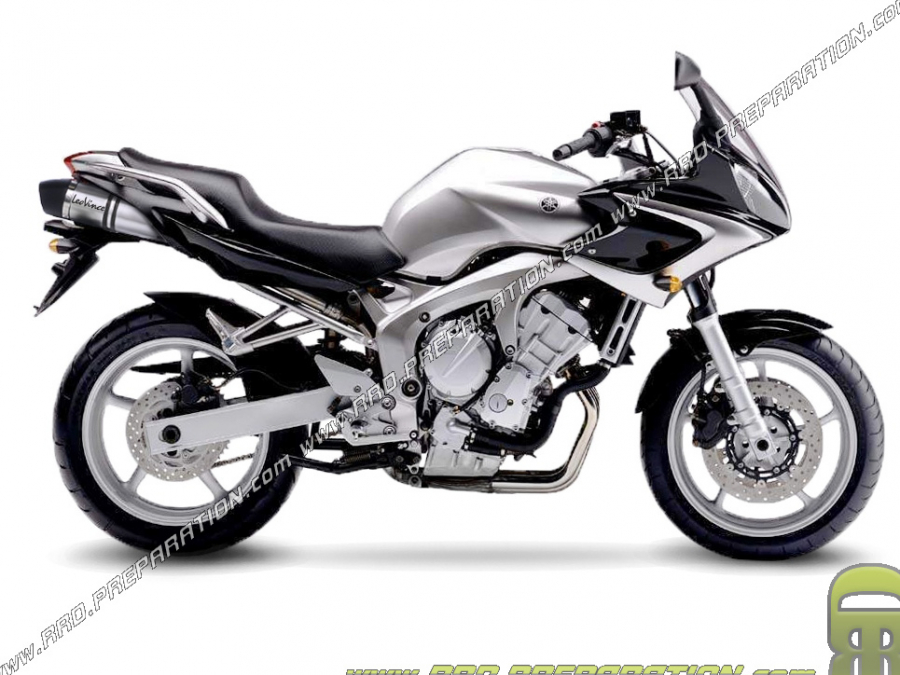 Par de silenciadores de escape LEOVINCE LV ONE para YAMAHA FZ6/FZ6 NS/FAZER 2004 a 2006