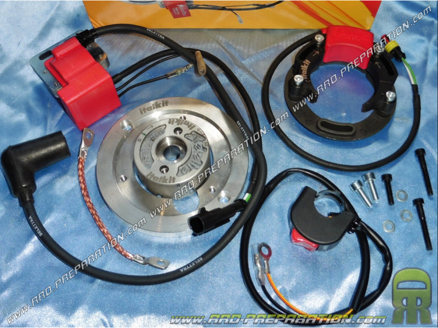 Allumage ITALKIT SELETTRA DIGITAL rotor interne sans éclairage pour YAMAHA DT LC, YSR et RZ 50cc