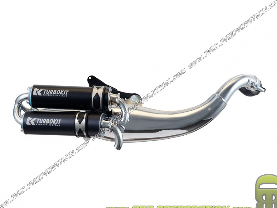 Pot d'échappement TURBOKIT SPORT 2 sorties pour GILERA DNA 50