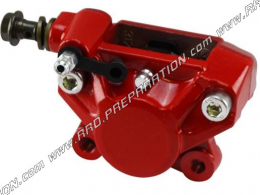 Pinza de freno trasera roja TEKNIX para scooter 50cc MBK NITRO, YAMAHA AEROX