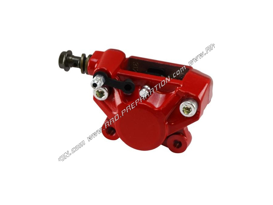 Pinza de freno trasera roja TEKNIX para scooter 50cc MBK NITRO, YAMAHA AEROX