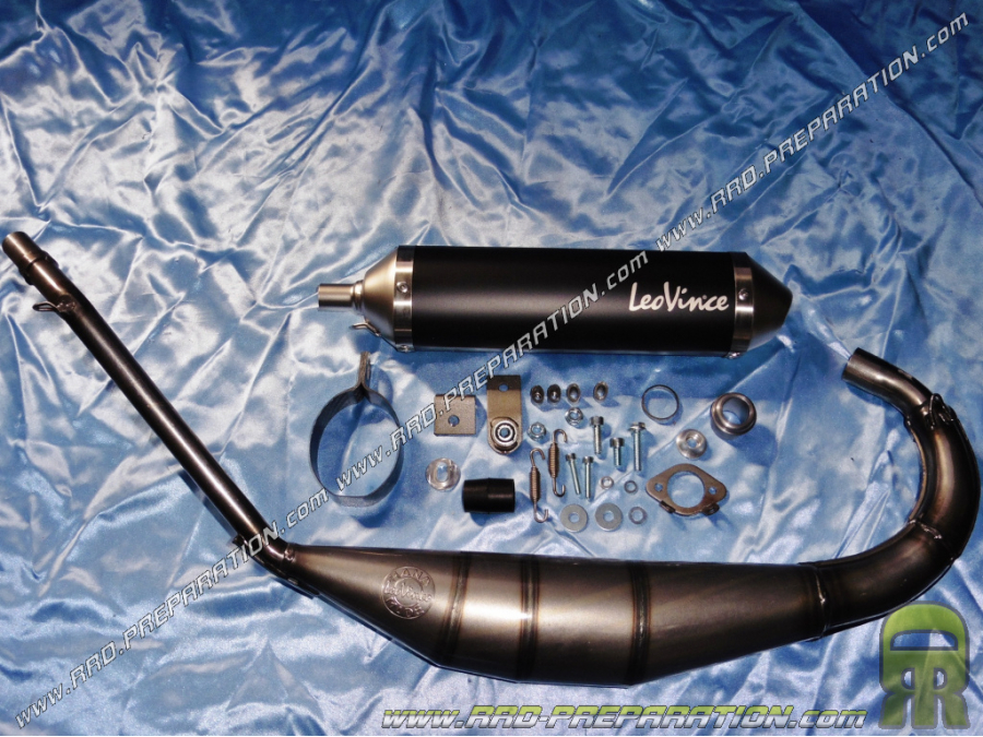 Exhaust LEOVINCE X-FIGHT low passage for APRILIA RS4 and Derbi GPR from 2010
