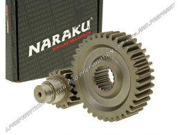 Transmission secondaire allongée +20% 16/37 NARAKU pour maxi-scooter GY6 125 / 150 152 et 157 QMI