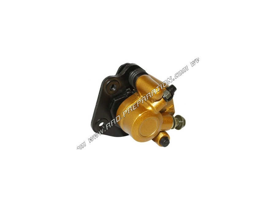 Gold P2R front brake caliper delivered with pads for scooter 50cc PIAGGIO NRG POWER DD 2006 to 2013