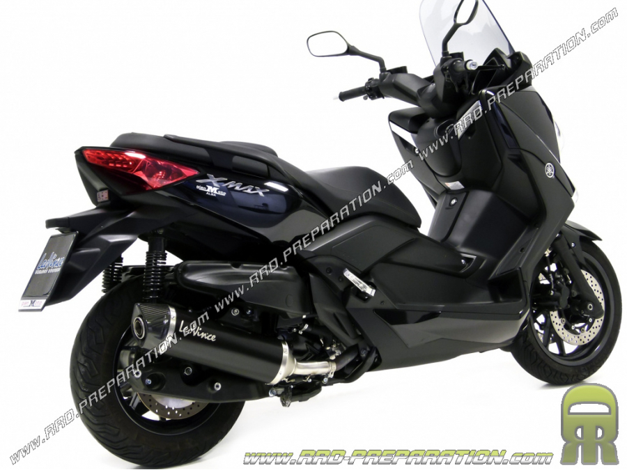 Silenciador de escape LEOVINCE NERO para Maxi-Scooter Yamaha X-MAX 400 2013 a 2016