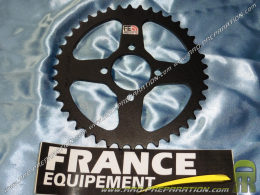 Couronne 30 à 52 dents en 420 FRANCE EQUIPEMENT pour YAMAHA CHAPPY, DT, DT MX, DT M, RD, ... 50cc de 1978 à 1995