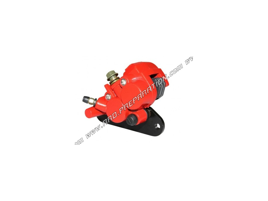 Red P2R front brake caliper for 50cc scooter SYM FIDDLE II, ORBIT II