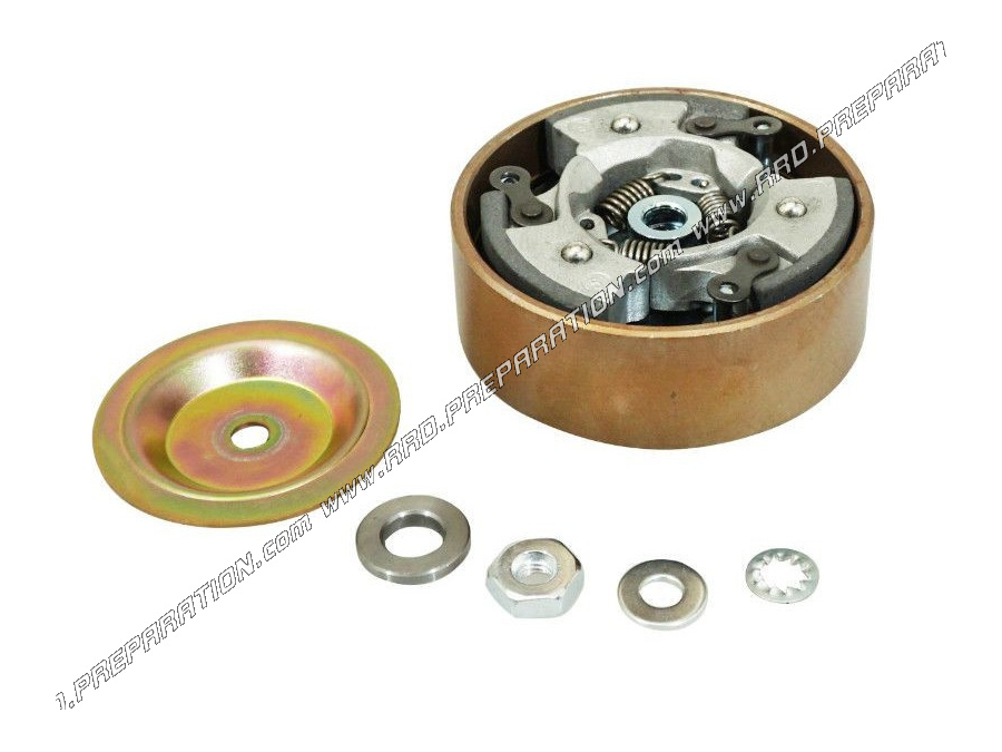 Clutch kit complete with bell, pulley ... P2R for PIAGGIO CIAO without variator