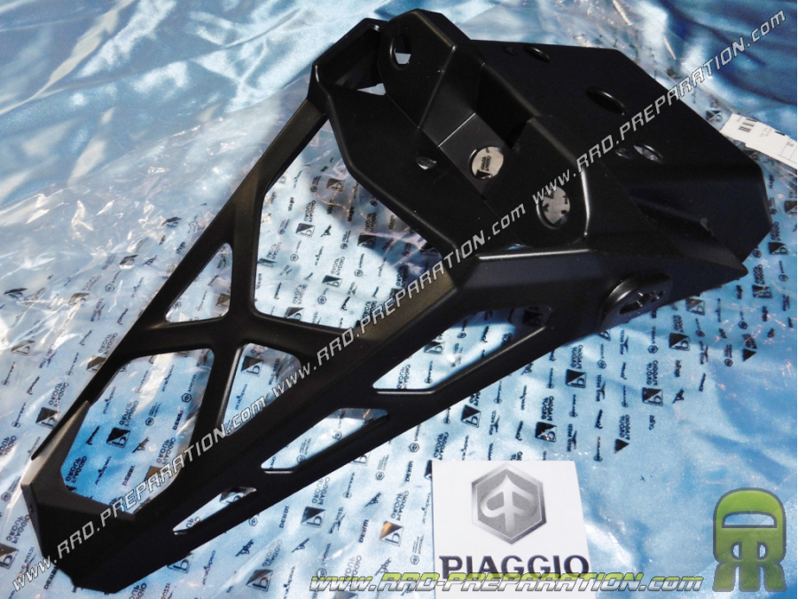 Support de plaque d'immatriculation PIAGGIO pour mécaboite 50cc APRILIA 50 SX, RX de 2006 à 2017