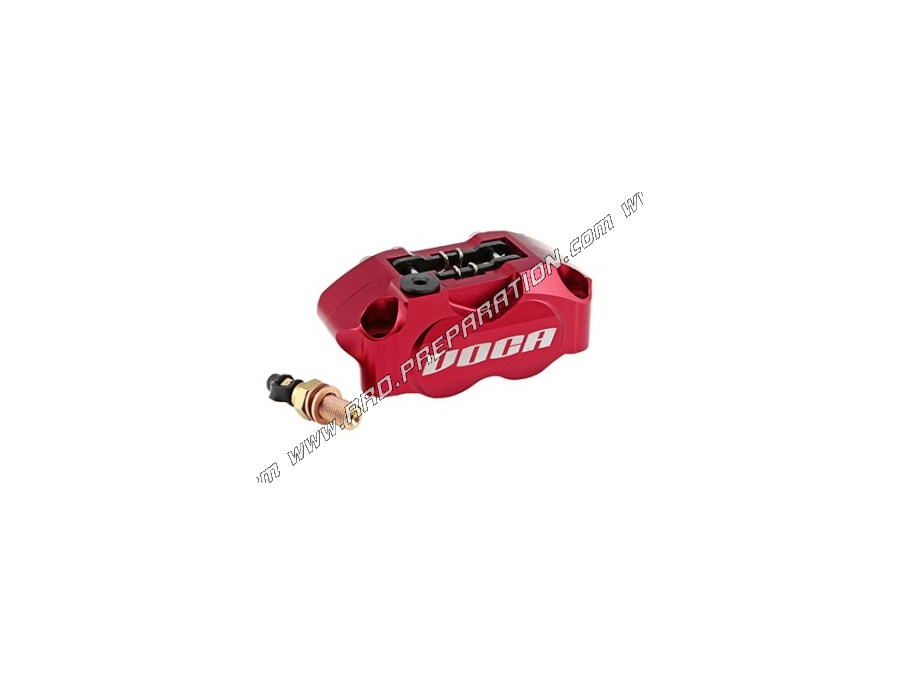 VOCA G-FORCE RACING front brake caliper RED for mécaboite 50 cc