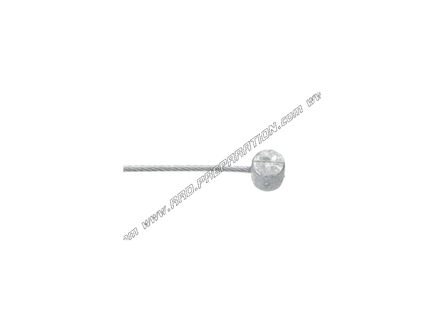 Cable de freno TRANSFIL Ø1.8mmX2M25, muesca bola Ø8X8mm para mécaboite, moto