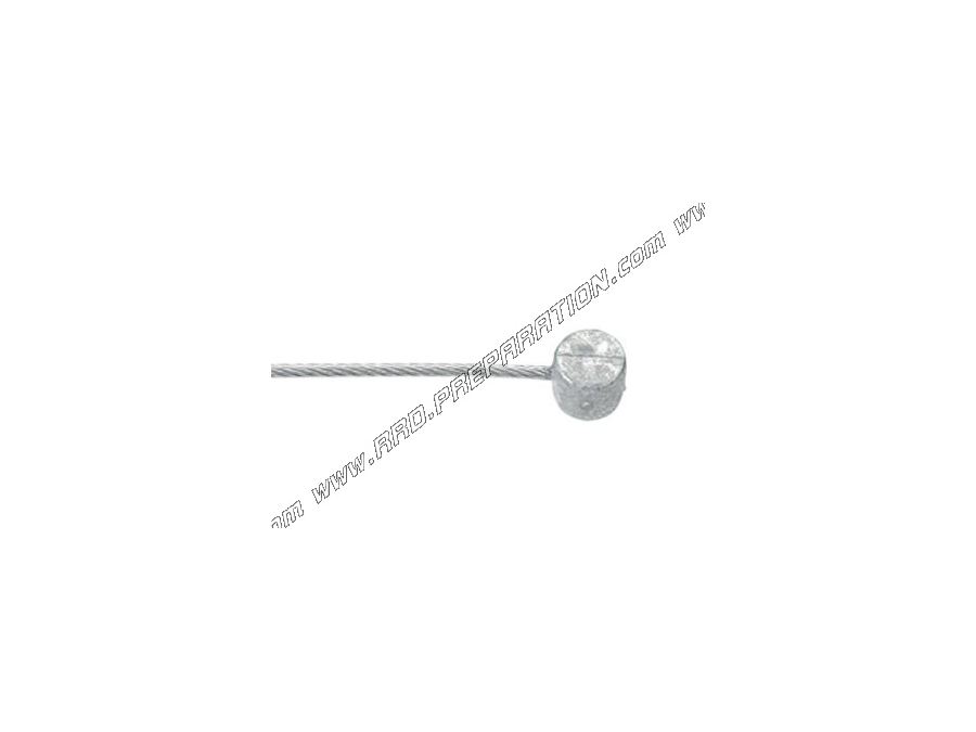 Câble de frein TRANSFIL Ø1.8mmX2M25, boule d'encoche Ø8X8mm pour mécaboite, moto