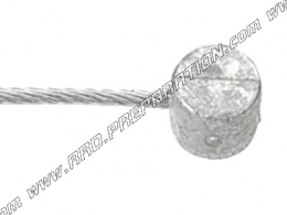 Cable de freno TRANSFIL Ø2.3mmX2M50, muesca bola Ø9X9mm para mécaboite, moto